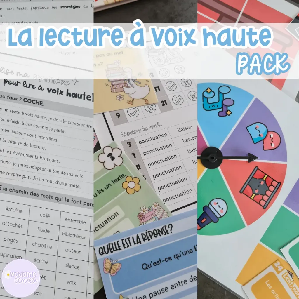 PACK lecture à voix haute