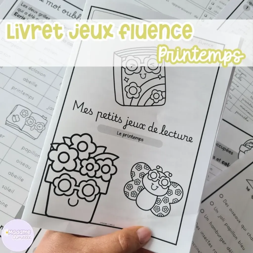 Fluence : livret de jeux - printemps
