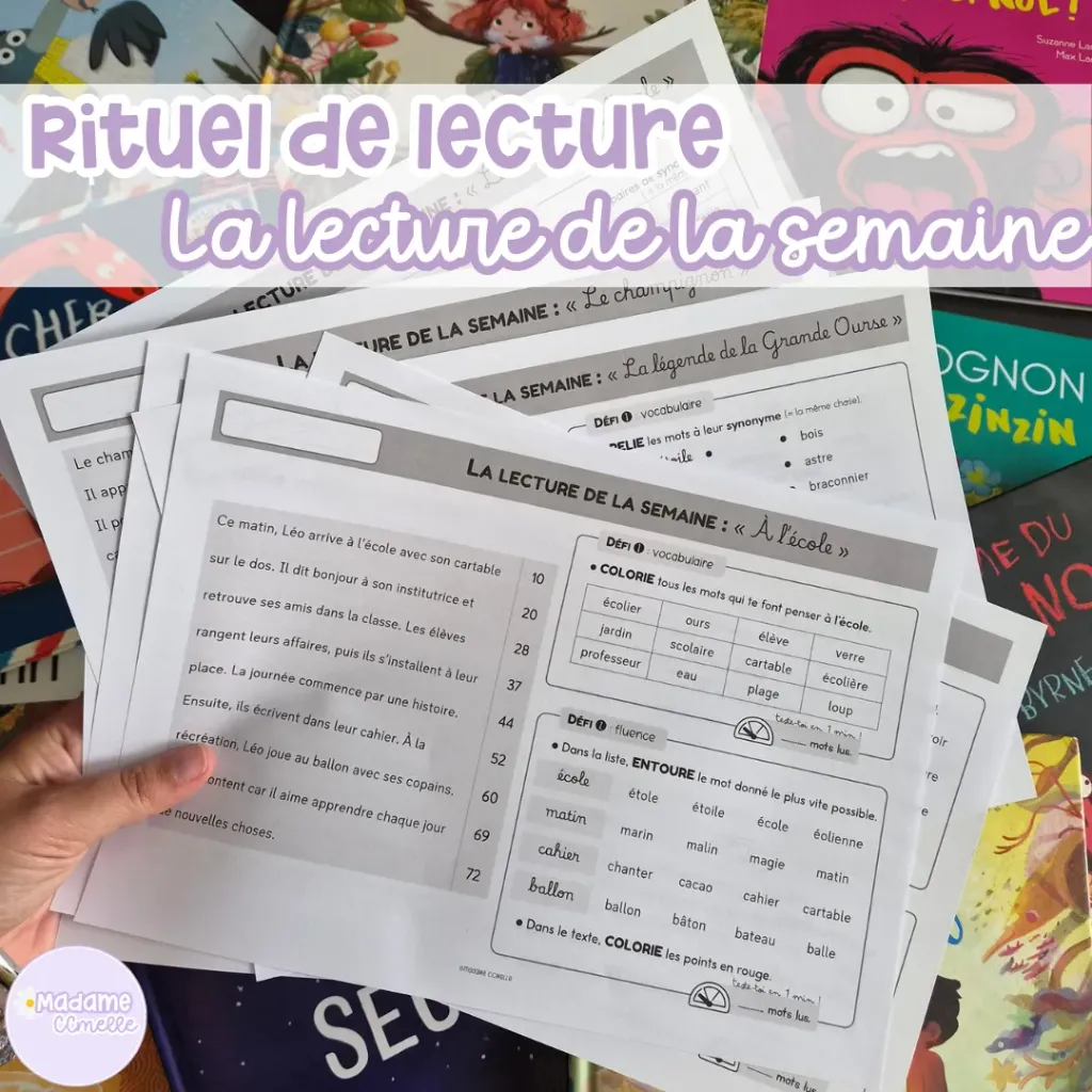 La lecture de la semaine : période 1