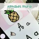 Alphabet mural