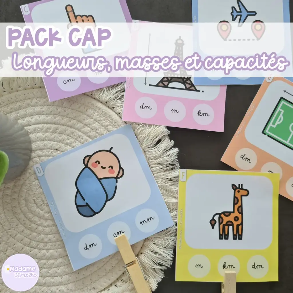 PACK CAP : les unités de longueurs, masses et capacités