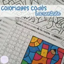 Coloriages codés : la rentrée