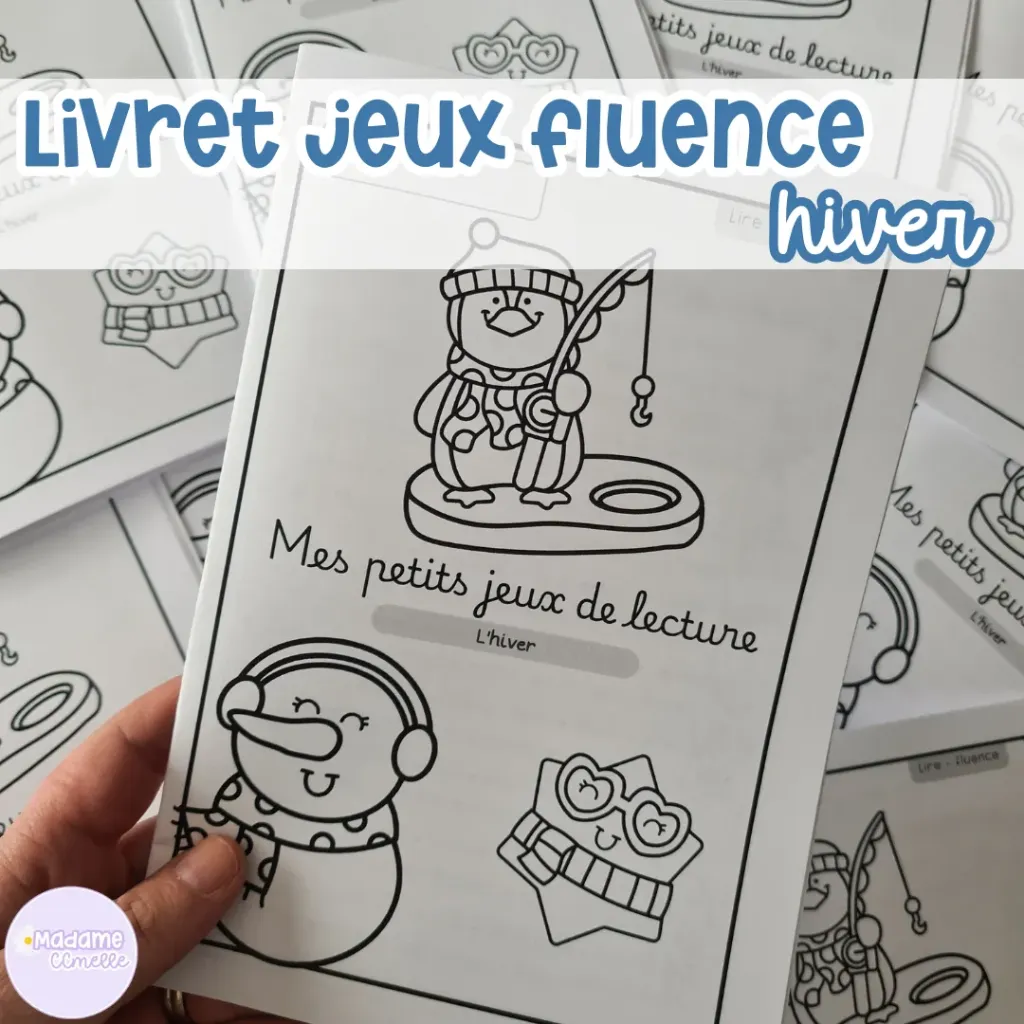 Livret jeux fluence : l'hiver