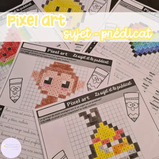 Pixel art : sujet et prédicat
